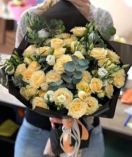 Букет цветов из:  Розы и Лизиантусы #REPLACE_PRED# Черниговке